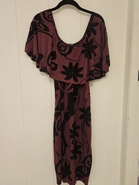 Wahine Toa Designs - Maxi Dress with Capelet